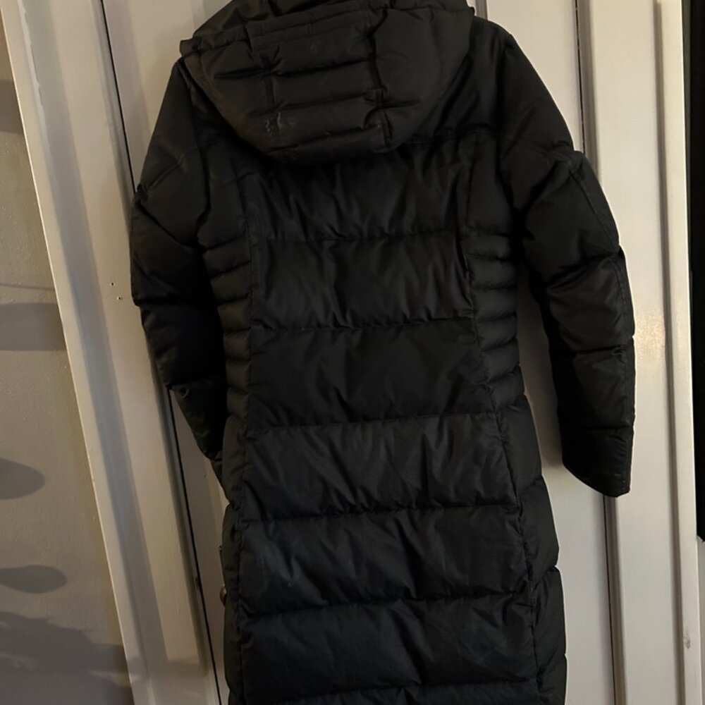 Patagonia Black Down Puffer Parka Women's Size Small - Picture 12 of 14